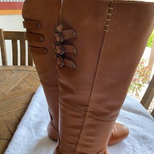 Born Tall Soft Leather Boots sz9 Brown
